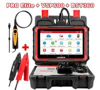 LAUNCH X431 PRO ELITE 8 pouces outils de Diagnostic de voiture français Auto OBD OBD2 Scanner tout le système CAN FD/DOIP Test actif 31 réinitialiser le codage ECU EU Version