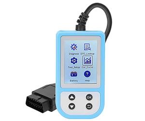 Outil de diagnostic de lecteur de scanner avec écran de 2,4 pouces pour berline à essence 12 V SUV et véhicules utilitaires Flux de données en temps réel et réinitialisation du