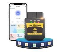 Outil de Diagnostic de Scanner OBD2 Adaptateur Bluetooth pour Lire Le Code d'erreur de Voiture Dispositif de Diagnostic OBD2 avec Application OBD avancée sur iOS et Android