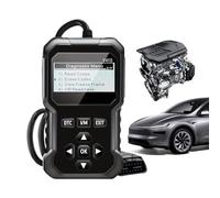 Outil de diagnostic de voiture - Scanner de codes en 12 langues, lecteur de défaut pour véhicules ABS, analyseur de moteurs OBD2 avec flux de données en réel et fonctions de test de batterie | St