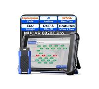 Outil de diagnostic - GENERIQUE - MUCAR 892BT Pro - Cartographie topologique AI - Mode pass-through - VCI sans fil