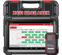 Outil de diagnostic LAUNCH X431 PRO3 APEX avec DBScar VII, cartographie de la topologie OEM, codage en ligne, CANFD DoIP, HD Trucks Scan, IMMO, 10,1 pouces