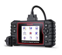 Outil de diagnostic OBD2 iCarsoft CR V2.0 avec 8 réinitialisations de purge ABS, calibrage SAS, réinitialisation huile/EPB/ETC, lecteur de code complet des systèmes, outils d'analyse de batterie de