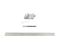 Outil de disposition en alliage avec échelle de 45 à 90 degrés pour le travail du bois, le marquage et le perçage précis des matériaux de 25 mm d'épaisseur, jauge de marquage précise facile à régler