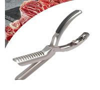 Outil de dissolvant de la Membrane de côte, l'outil Rib Skinner en Acier Inoxydable pour Les Amateurs de Barbecue, Le démêlage de la Membrane de la Nervure 1pcs