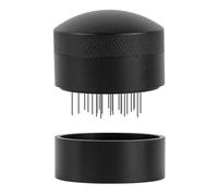 Outil de distribution d'aiguilles à café de 58 mm avec base Agitateur à café de type aiguille de qualité professionnelle pour un marc d'espresso uniforme Tamper à main en alliage