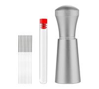Outil de distribution de café - Aiguilles à café en acier inoxydable, fouet à avec support | Agitateur professionnel pour , accessoire de distribution uniforme de café, outil pour