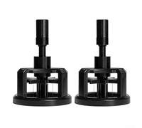 Outil de distribution d'espresso à hauteur d'aiguille réglable avec base magnétique pour une meilleure extraction du café avec design amovible pour un nettoyage simplifié (58)