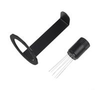 Outil de Distribution Espresso 8 Aiguille pour Wdt avec Base pour Grappes de Café - Niveleur Réglable pour Accessoire Barista