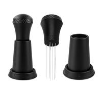 Outil de Distribution Espresso avec 7 Aiguilles Inox, Tasseur Café Professionnel pour Barista, Distributeur de Poudre de Café Expresso, Accessoire de Préparation et Kit Barista Café