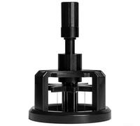 Outil de distribution expresso pour porte-filtres de 51 mm et 58 mm avec hauteur d'aiguille réglable et magnétique, optimisant l'efficacité du nivellement et de l'extraction du café (58)