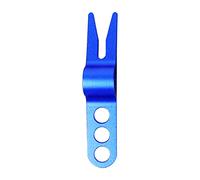 Outil de divot de golf multifonctionnel pour réparation de divot, marqueur de balle, marqueur de clip en alliage d'aluminium, fourche verte