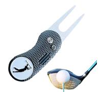 Outil de divot de marqueur de balle | Outil de golf magnétique | Accessoire de réparation de golf pliable | Pour hommes et femmes, golfeurs, adultes, amateurs d'entraînement