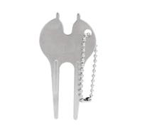 Outil de divot pour marqueur de balle | Fourche verte en métal portable et multifonctionnelle - Outil de réparation vert - Accessoires de golf - Pour adultes, professionnels, passionnés, débutants