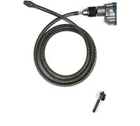 Outil de Dragage D'égout à Ressort, Drain de Serpent de Débouchage Avec Adaptateur de Perceuse, pour évier de Cuisine Baignoire Toilette Bouchée (1.5m)