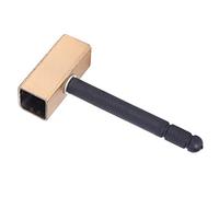 Outil de dressage de cristal |Poignée noire - Poignée de contrôle antidérapante pour meules |Outil de dressage portable pour métal/bois/pierre |2 tailles, acier allié (101302 black handle dresser