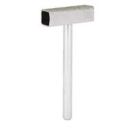 Outil de dressage de roue de commode en pierre de diamant, accessoire de matériel durable avec de diamant et alliage métallique pour le façonnage et la finition de la meule pour