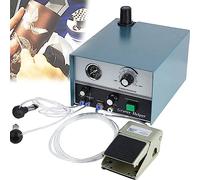 Outil de fabrication bijoux 60 W, machine gravure pneumatique à double tête, la main, micro-graveur pièce 100-8000 tr/min, for l'artisanat en bois et métal, 220 V