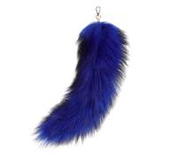 Outil de fabrication d'animaux d'Halloween avec queue souple - Jeu de rôle créatif pour adultes et enfants - Outil de costume de chat demi-visage, Queue bleue, taille unique