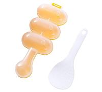 Outil de fabrication de boules riz, 2 pièces, rouleau à sushi antiadhésif et kit moules à boules riz, shakers déjeuner DIY pour la fabrication bento pour enfants et la cuisine créativ