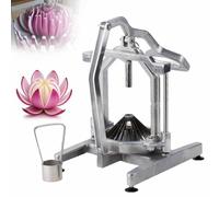 Outil de fabrication de fleurs d'oignons, coupe-légumes en acier inoxydable avec pieds antidérapants, coupe rapide en 10 secondes, design peu encombrant pour la restauration et les fêtes