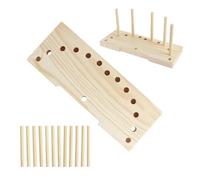 Outil de fabrication de nœuds pour couronnes de ruban, appareil de décoration réglable avec barres de planche, machine de fabrication de nœuds pratique pour fabriquer facilement des rubans décoratifs