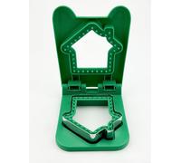 Outil de fabrication de pain à sandwich en acier inoxydable avec coupe-bord intégré et joint étanche pour une préparation facile de sandwichs sans croûte avec différentes garnitures (vert 2)