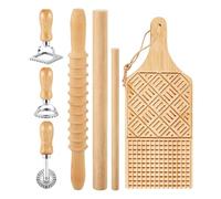 Outil de fabrication de pâte à gnocchi multi-fusion avec planche en bois et machine à pâtes Gnochi imprimée, pour cuisiner de manière créative à la maison