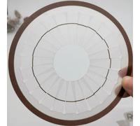 Outil De Fabrication De Rosettes Rondes Extra Larges, Artisanat De Couture, Bricolage, Tissu Non Tissé, Ruban Fait À La Main, Fleur