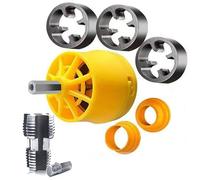 Outil De Fabrication Filetage En PVC 7 Pièces Pour Perceuse Électrique Enfileur Tuyaux Plastique Outil Fabrication Filetage PVC 1/2 Pouces 3/4 Pouces Pour L'eau Electric Drill