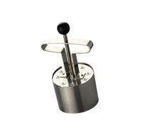 Outil de façonnage de briquette de qualité professionnelle en acier pour cuisine créative et fêtes (114 chars) Presse à riz en nid d'abeille