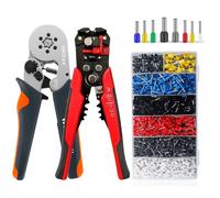 Outil de fil d'électricien professionnel, dénudeur de fil de câble, pince à sertir automatique, outils de sertissage de virole HSC8 6-4