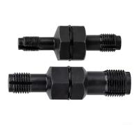 Outil de filetage à double tête en acier trempé pour filetage d'allumage rapide de 10 mm, 12 mm, 14 mm, 18 mm, kit de refiletage de culasse avec action de coupe précise pour des réparations rapides du