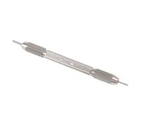 Outil de Filetage de Raquette de Badminton Double tête à tête Inoxydable cône pour Sports et Fitness Argent 11 cm 24g