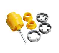 Outil de filetage en PVC pour tuyau, enfile-tuyau, ensemble d'outils de plomberie avec matrices de 1,27 cm, 3/4 et 2,5 cm