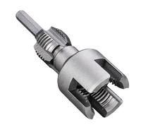 Outil de filetage interne et externe pour filetage de tuyau, outil de coupe de filetage de tuyau 1,27 cm et 3/4", compatible avec perceuse électrique