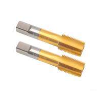 Outil de filetage pour pédale de vélo efficace 9/16 pouces en acier rapide pour pédaliers (doré gauche)