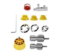 Outil de filetage pour perceuse électrique en PVC 4 points 6 points 20 mm 25 mm 32 mm Design à double extrémité Jaune Noir Plastique Métal