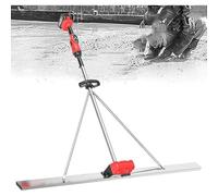 Outil De Finition Béton Kit Vibratoire Chape Sans Fil RèGle Sabotage Nivellement Surface Machine électrique Triangulaire Fixe 1.5m 2 Batterie