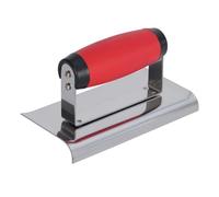 Outil de finition de plâtre, poignée en caoutchouc, finition d ' angle intérieur lisse, de place pour le coin de rénovation murale