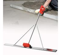 Outil de finition en béton électrique pliable, outil de finition de finition de béton à carter à carter commercial, règle de niveau de surface de finition sans fil （1 batterie incluse）