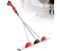 Outil De Finition En Béton électrique, Règle De Sabotage De Nivellement De Surface En Béton, Kit Vibrant Pour Chape En Béton Avec Batterie Structure Fixe Triangulaire Pour Chape En Béton,1.5M-2Battery