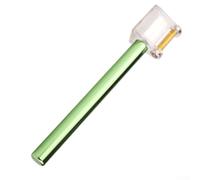Outil de finition pour cuir avec roue en cuivre, stylo applicateur professionnel pour teinture de bord et rouleau à huile pour artisanat du cuir, peinture, coupe et brunissage (vert)