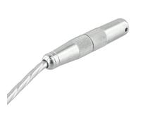 Outil de fixation à la main - Barres en acier - Kilogrammes de crochets pour chantiers chromés - Avec 0,2 crochets de capacité pour tricoter - Pince à tricoter (A)