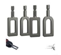 Outil de fixation de fil métallique pour perceuse Tige 1/4" | Tige hexagonale de 0,6 cm, s'adapte à la plupart des perceuses, accélère le montage de fils, la construction métallique
