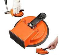 Outil de fixation de l'espace de plancher amélioré 2026 - Ventouse robuste pour sols en vinyle, bois et stratifié | Outil de réparation de sol à hauteur réglable avec maillet en caoutchouc (orange)