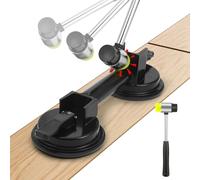 Outil de fixation de l'espace de plancher avec ventouse améliorée avec cible marteau et maillet en caoutchouc pour la réparation des espaces entre les sols stratifiés