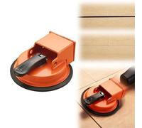 Outil de fixation d'écart au sol, Coupe d'aspiration à vide améliorée, Outil d'aspiration d'écart au sol lourd, Réglage de hauteur réglable et nivelage de comptoir(Orange)