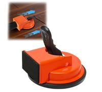 Outil de fixation d'écart de sol avec ventouse - Outils de revêtement de sol stratifié en acier au carbone robuste pour planches de bois et de vinyle, hauteur réglable, protection de surface