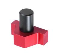 Outil de fixation du bois en aluminium pour établi - Butées de frein - 19/20 mm - Pour chiens - Bloc de limite de table - Bancs pour le travail du bois